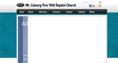 Desktop Screenshot of mtcalvaryfwbchurch.com